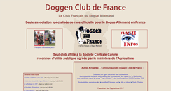 Desktop Screenshot of doggenclub.com